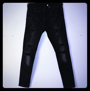 H&M Skinny Distressed Jeans